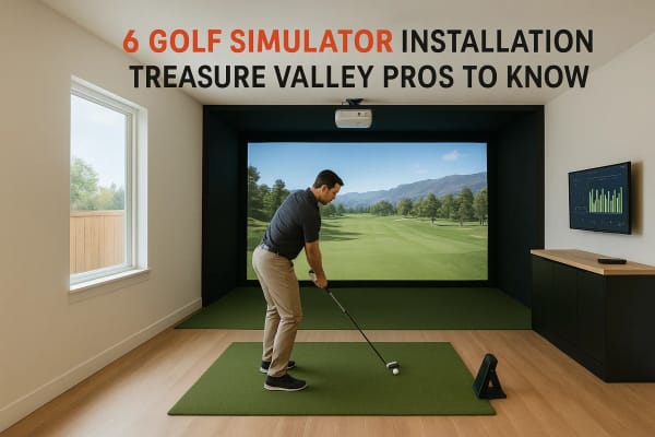 6 Golf Simulator Installation Treasure Valley Pros To Know