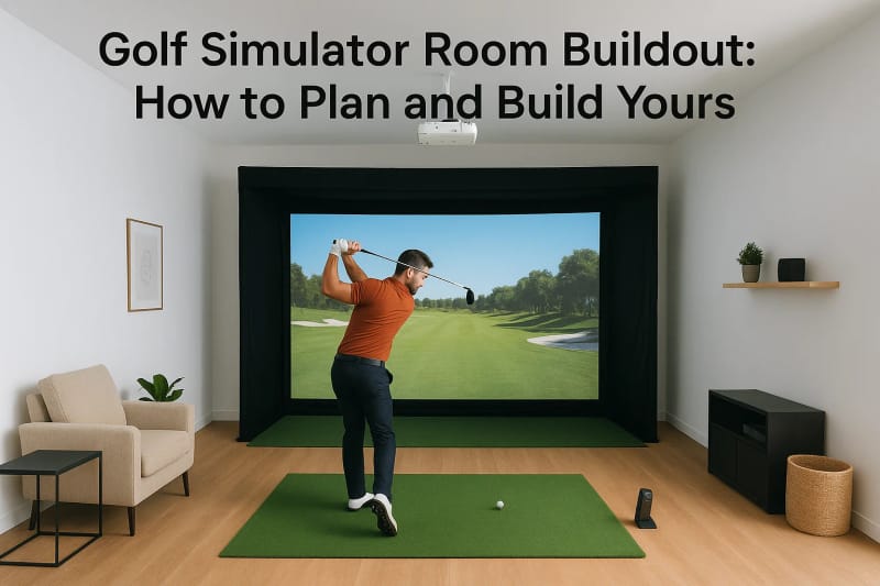 Golf Simulator Room Buildout: How to Plan and Build Yours