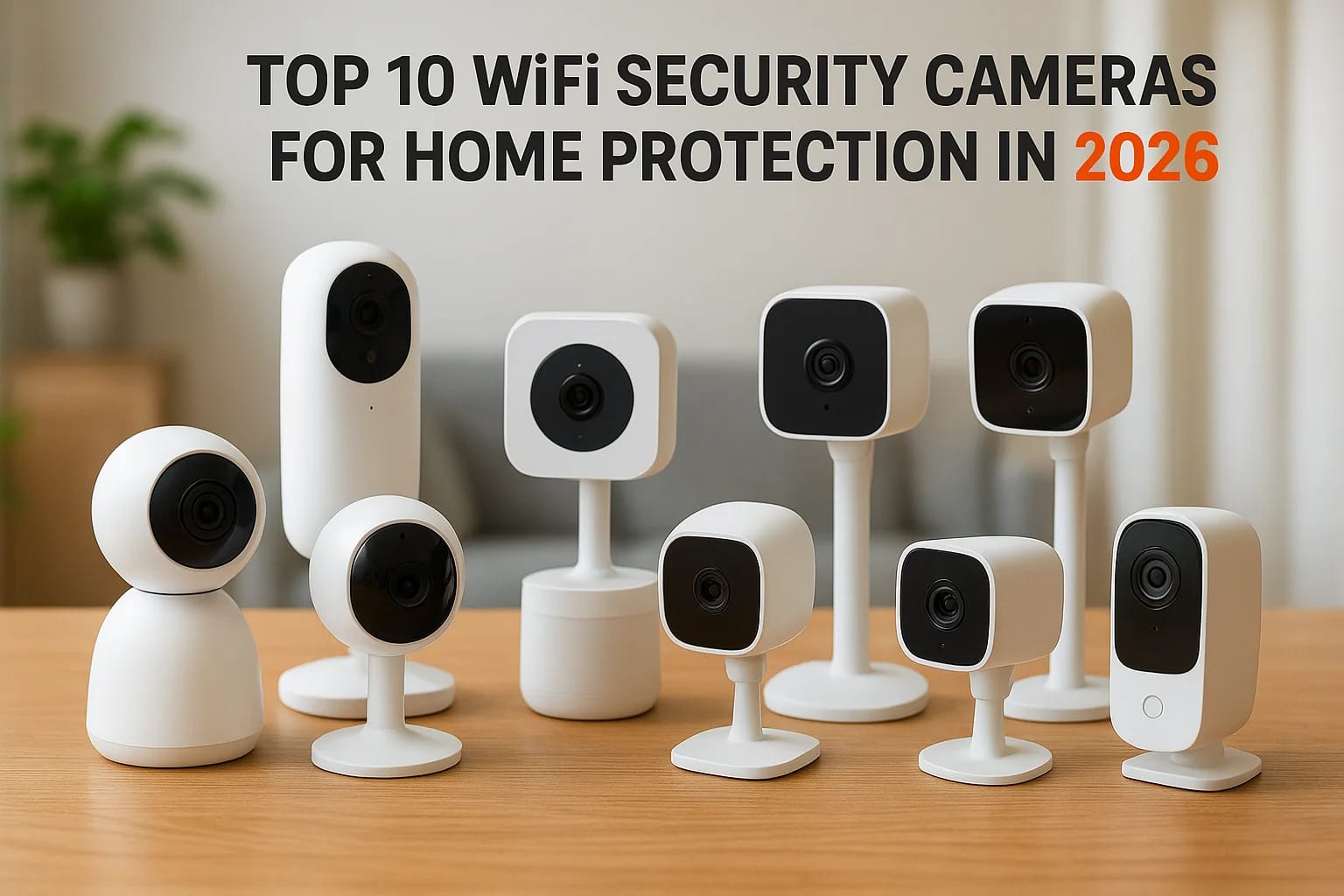 Top 10 WiFi Security Cameras for Home Protection in 2026