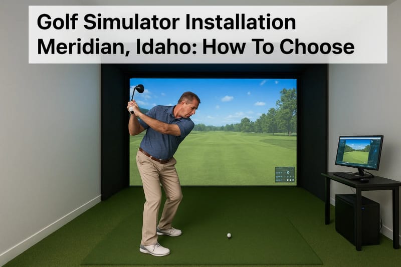 Golf Simulator Installation Meridian Idaho: How To Choose