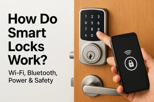 How Do Smart Locks Work? Wi-Fi, Bluetooth, Power & Safety
