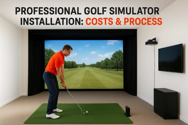 Professional Golf Simulator Installation: Costs & Process