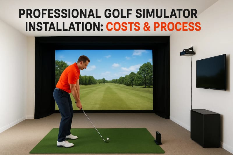 Professional Golf Simulator Installation: Costs & Process