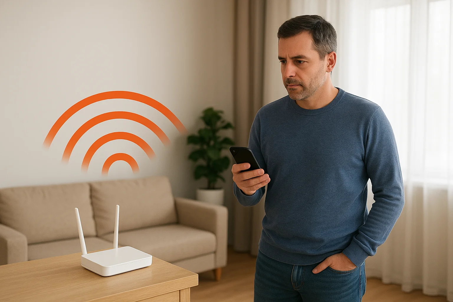 The single-point broadcast model