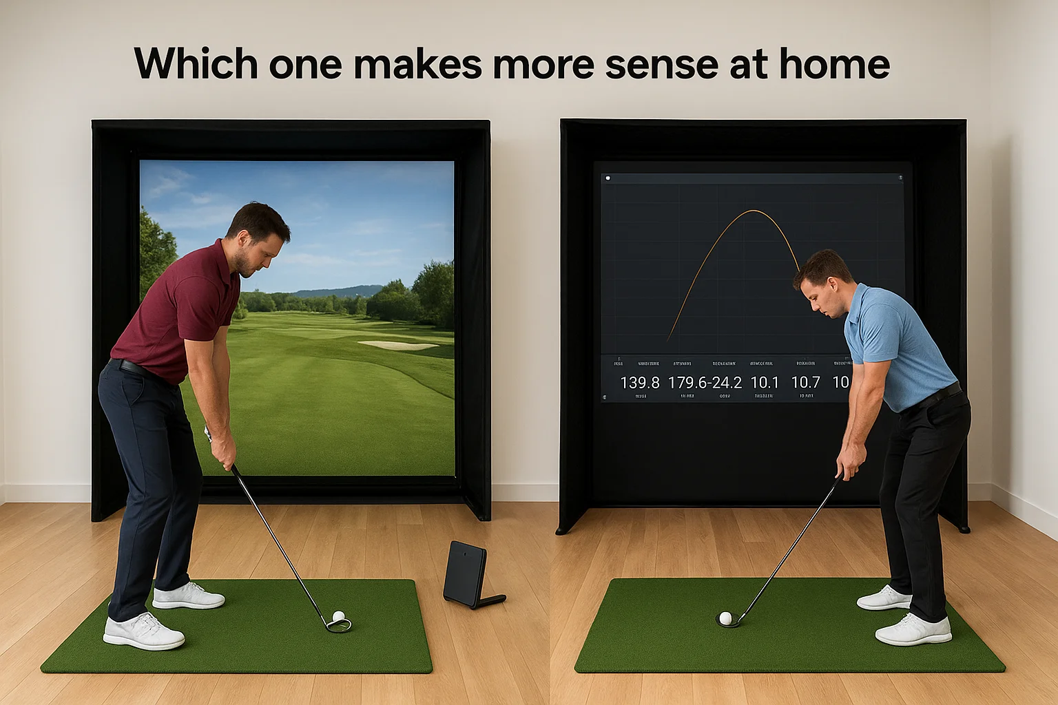 Which one makes more sense at home