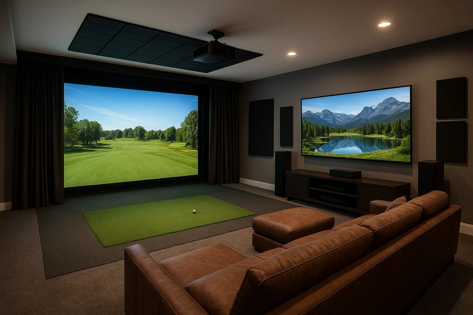 Golf Simulator Home Theater Integration: How To Build It