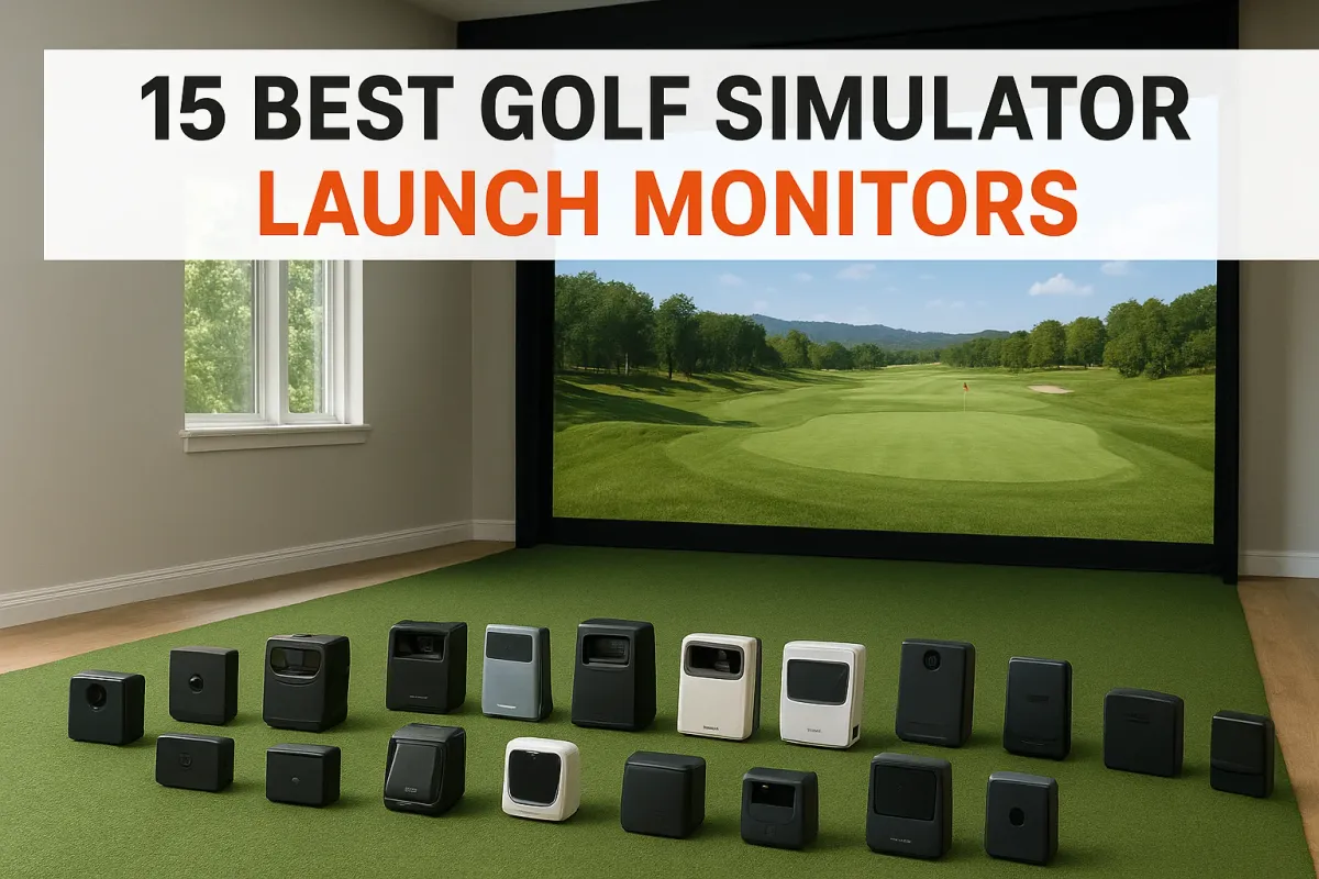15 Best Golf Simulator Launch Monitors for Indoor Golf Play