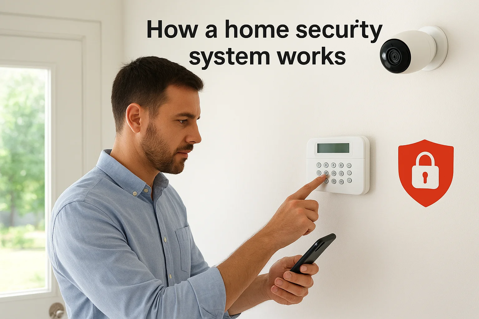 How a home security system works