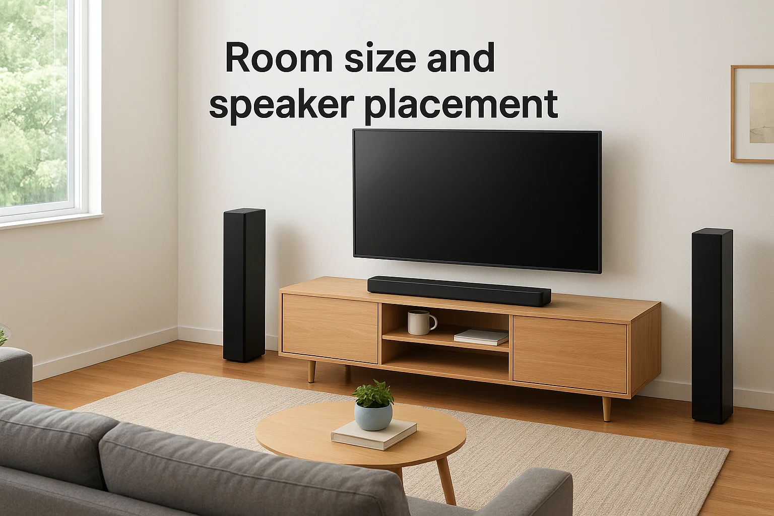 Room size and speaker placement