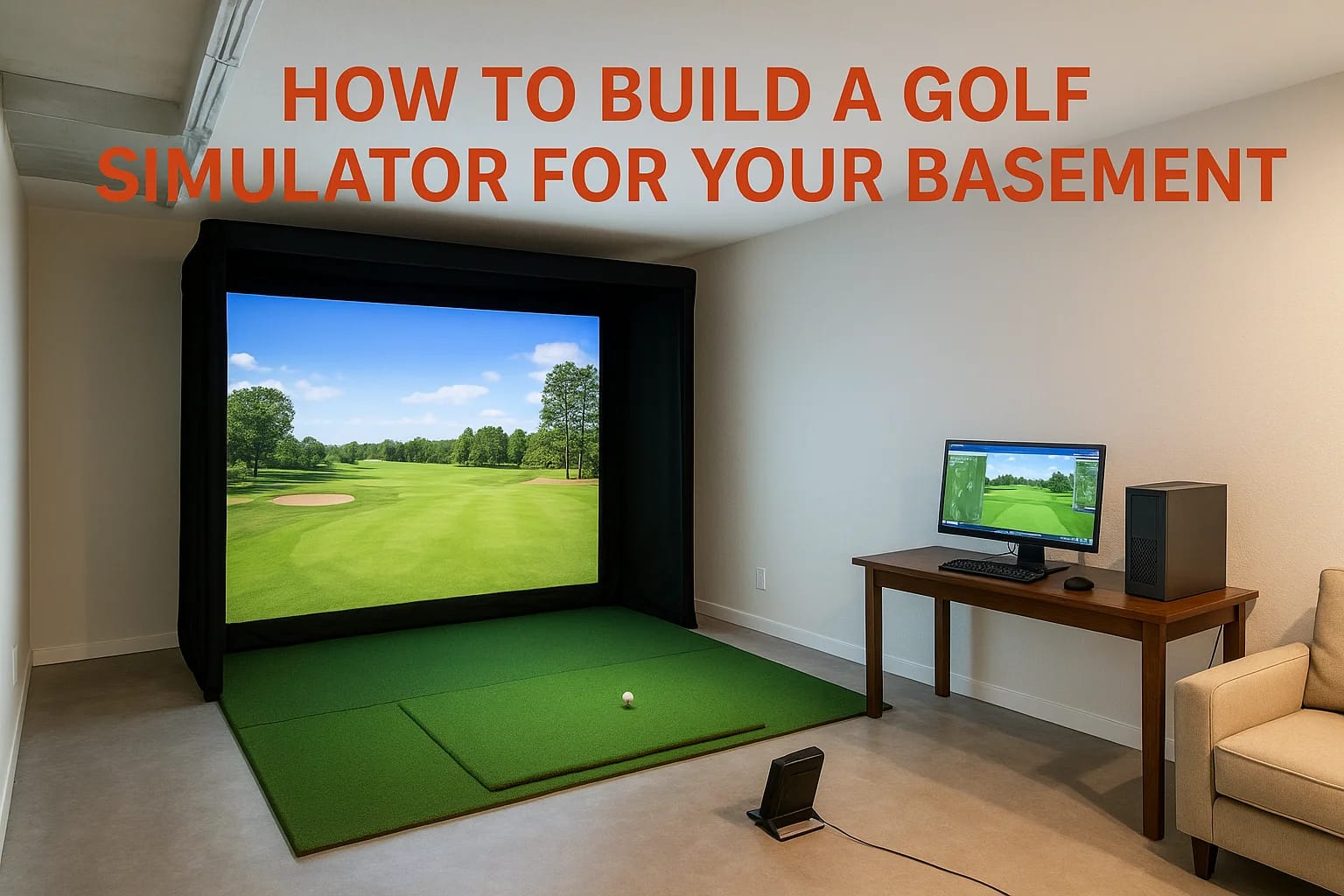 How to Build a Golf Simulator for Your Basement