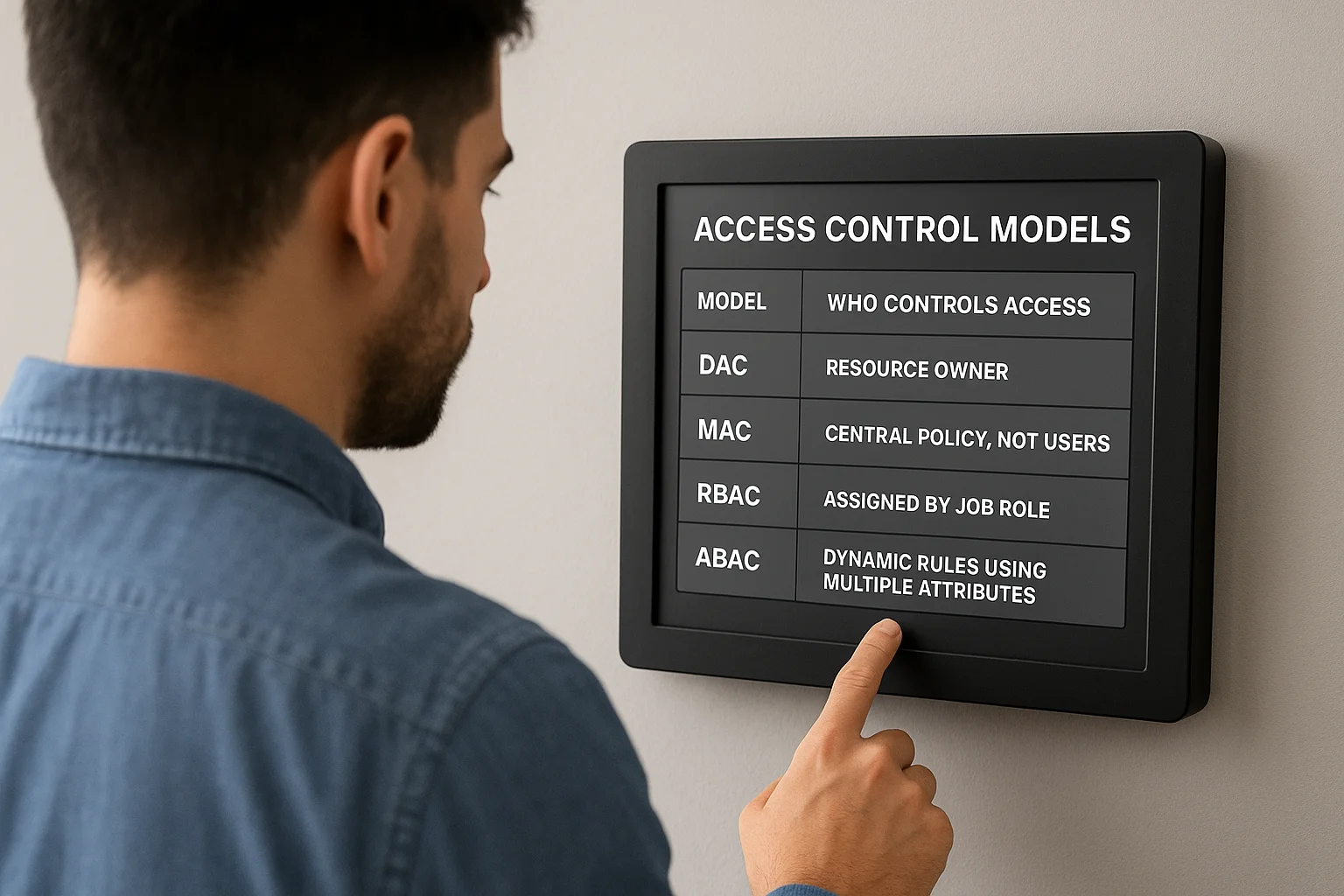 Access control models