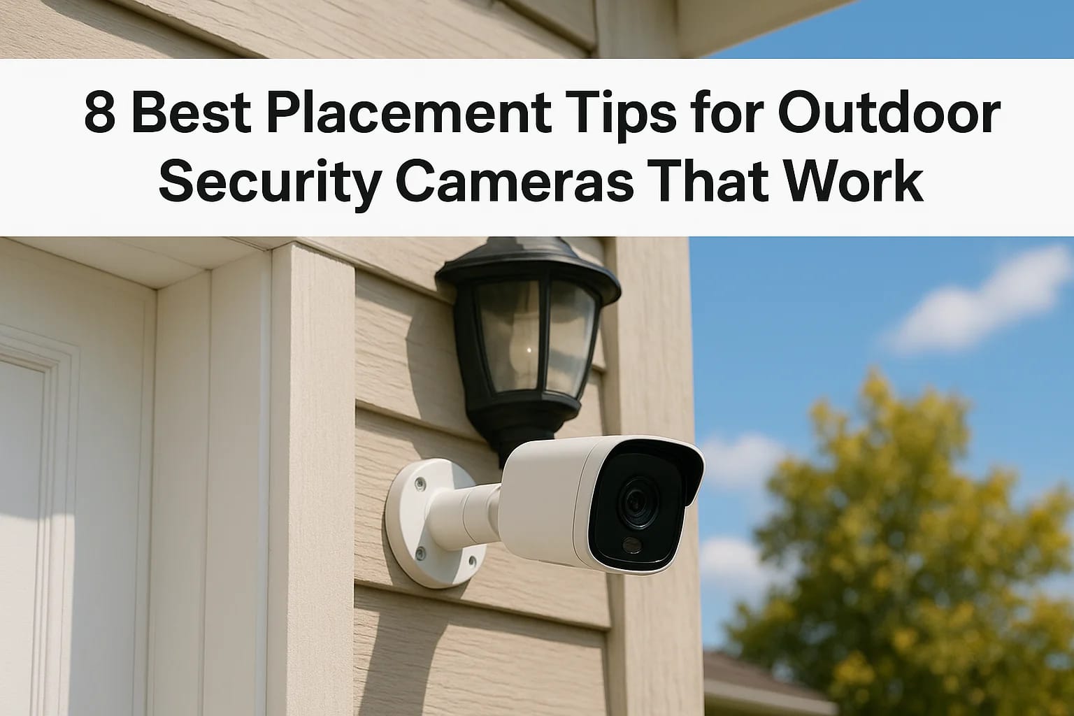 8 Best Placement Tips for Outdoor Security Cameras That Work