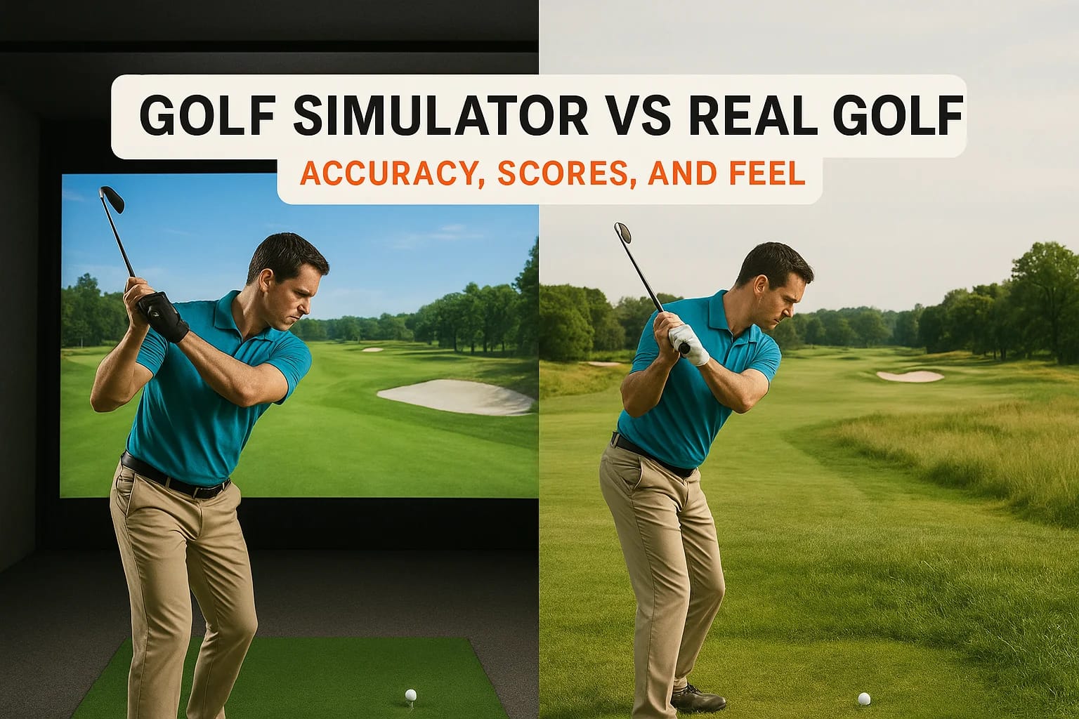 Golf Simulator vs Real Golf: Accuracy, Scores, And Feel