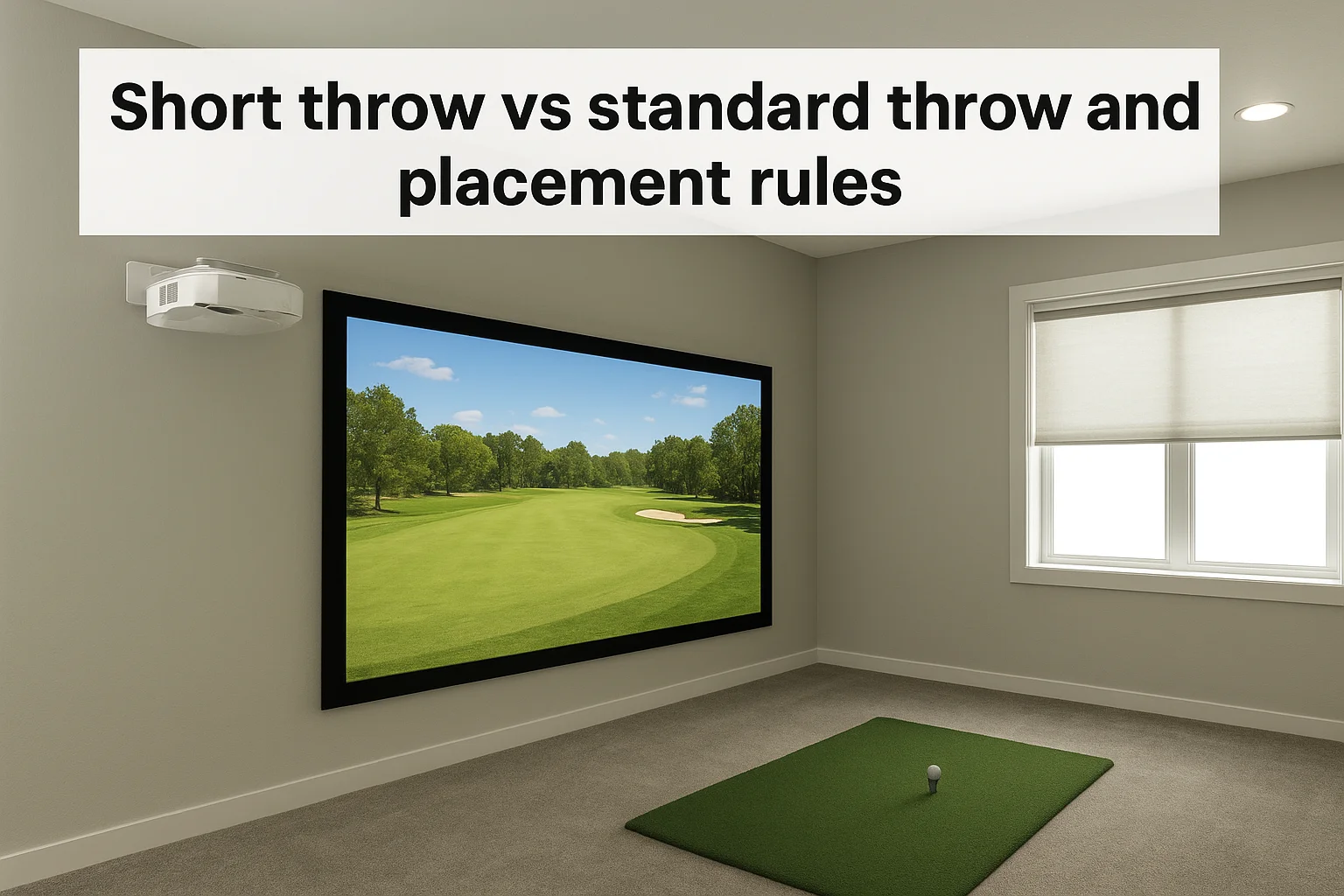 Short throw vs standard throw and placement rules