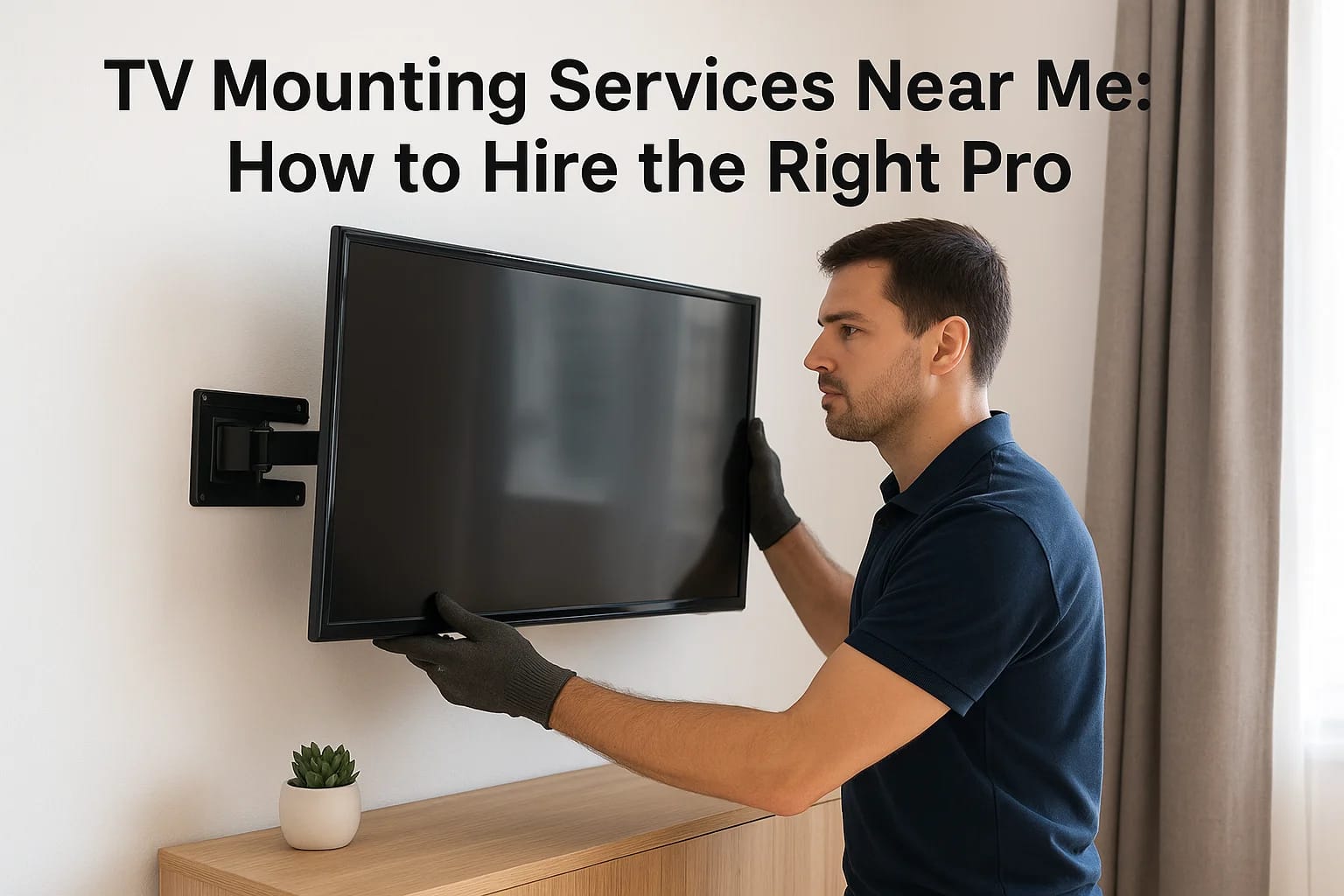TV Mounting Services Near Me: How to Hire the Right Pro