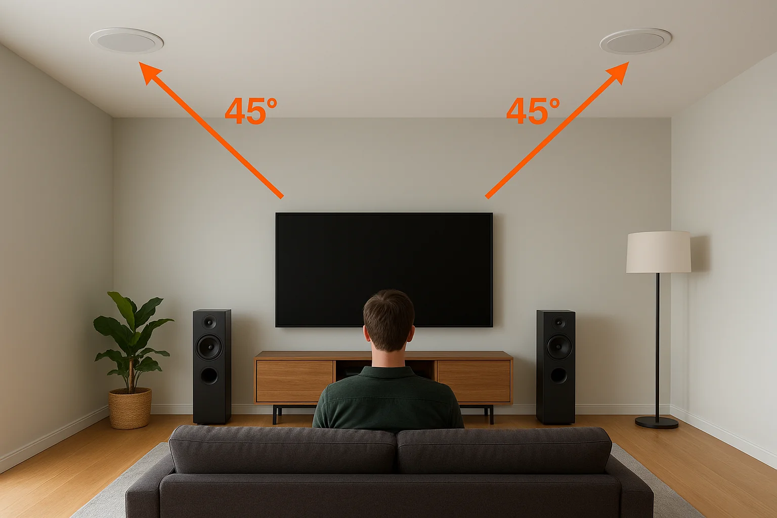 Height channel angles and placement