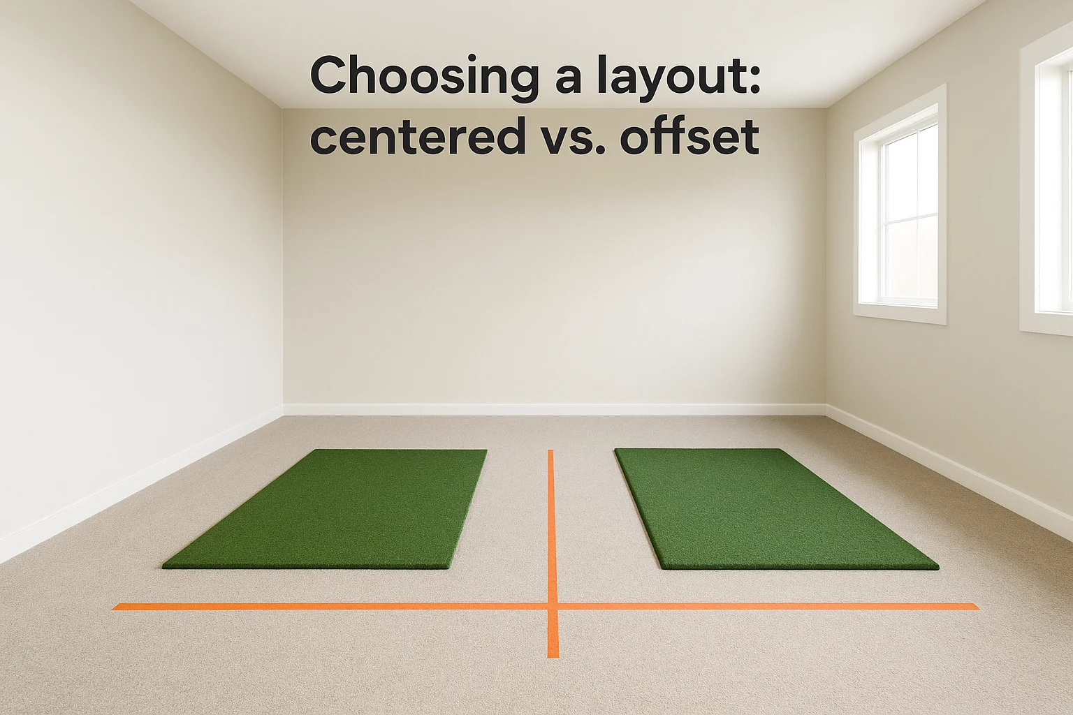 Choosing a layout: centered vs. offset