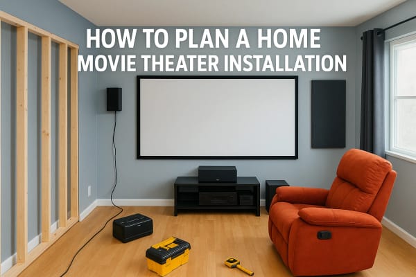 How to Plan a Home Movie Theater Installation