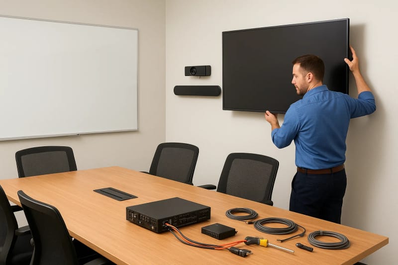 Conference Room AV Installation: Step-by-Step Setup Guide