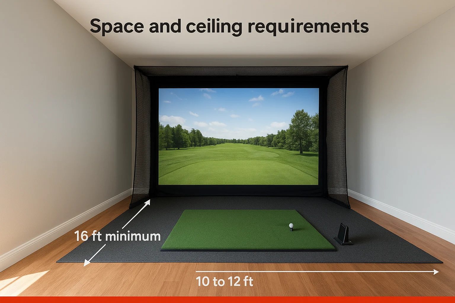 Space and ceiling requirements