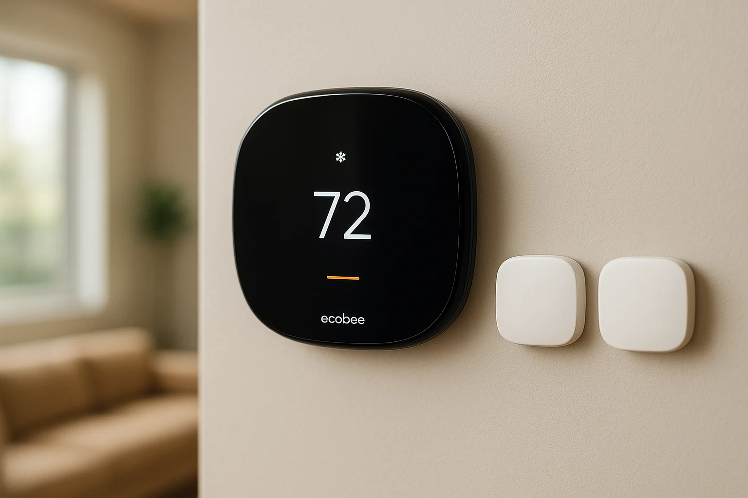 14. Ecobee smart thermostats and sensors