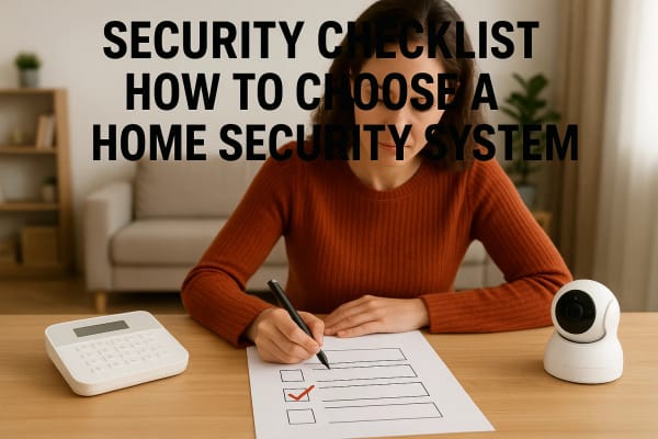 Security Checklist: How To Choose A Home Security System