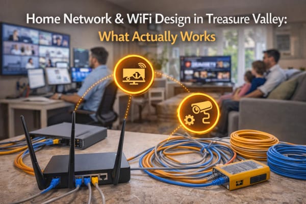 Home Network & Wi-Fi Design in Treasure Valley: What Actually Works