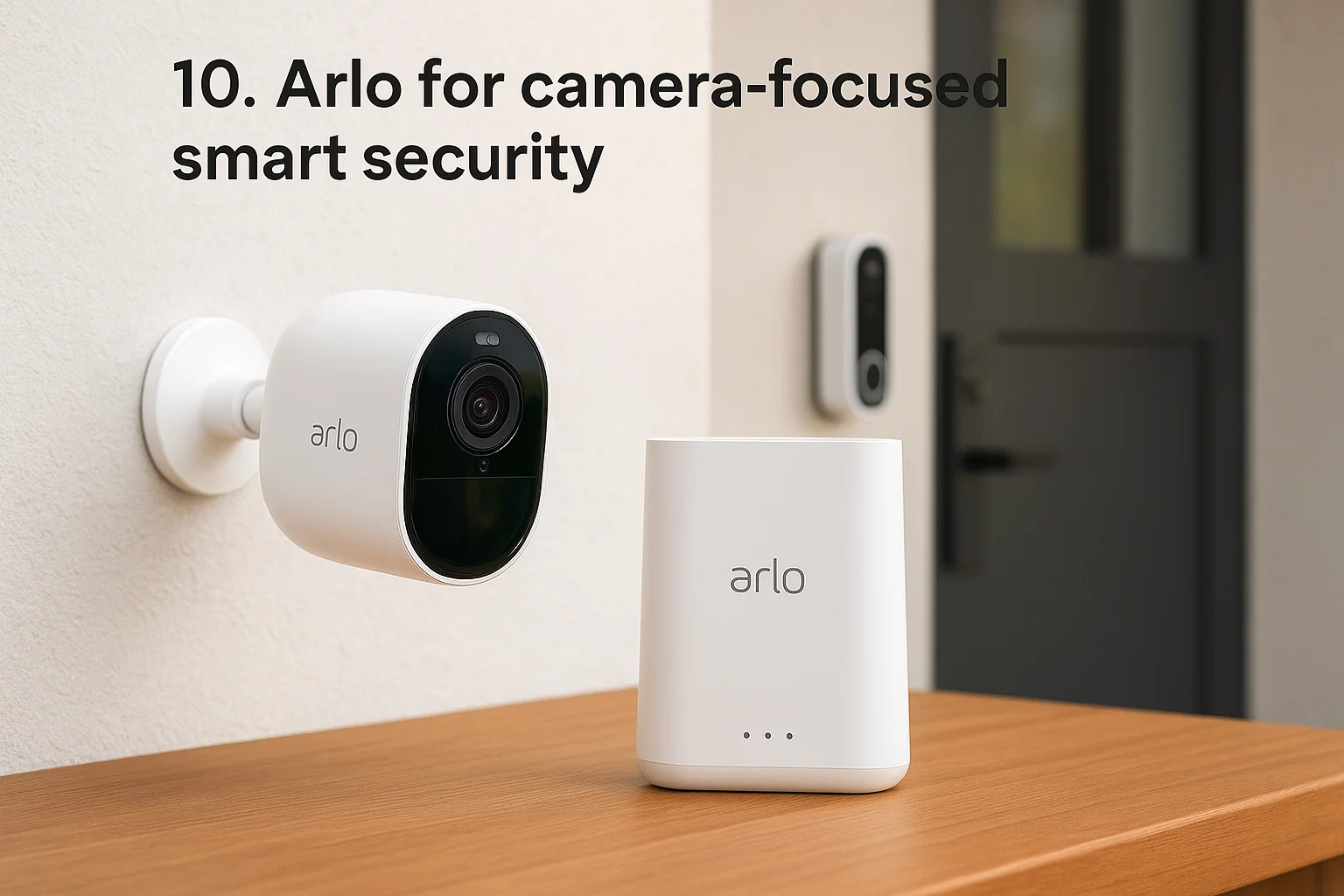 10. Arlo for camera-focused smart security