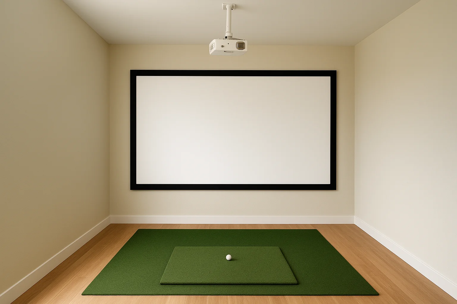 Position the projector to maximize depth