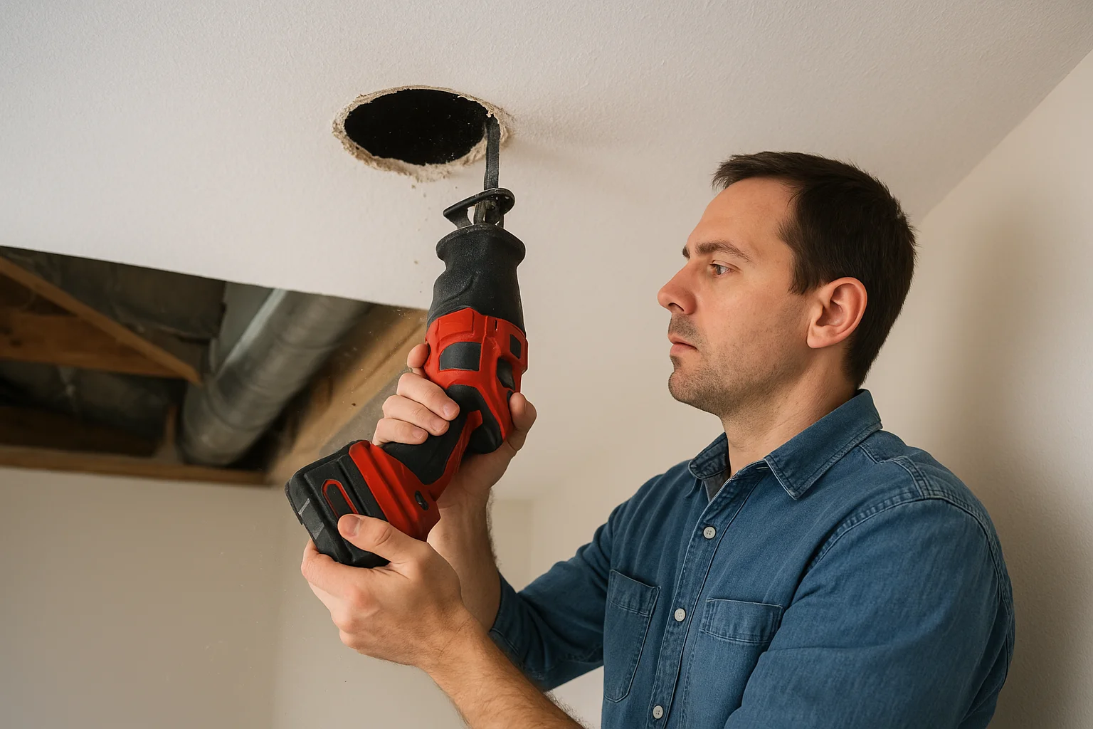 Why cutting into your ceiling is riskier than it looks