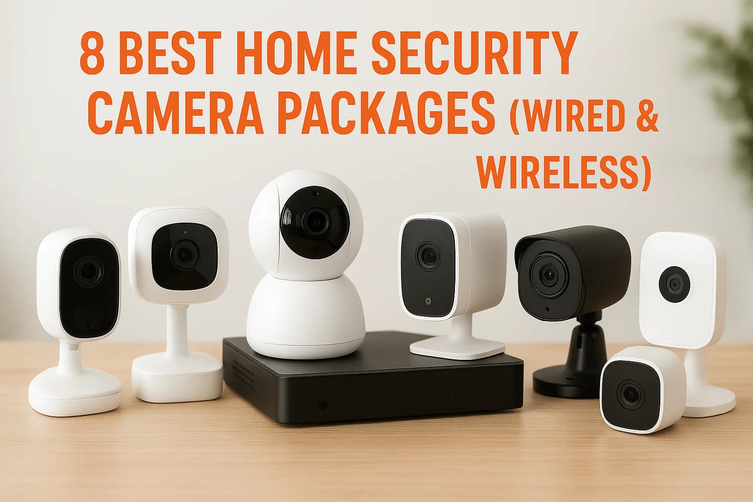 8 Best Home Security Camera Packages (Wired & Wireless)