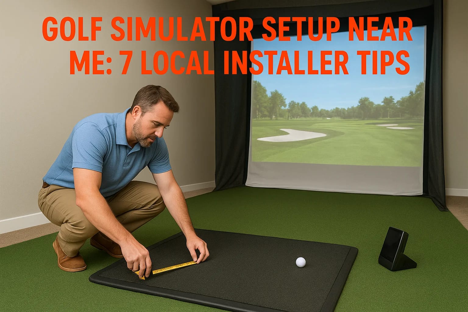 Golf Simulator Setup Near Me: 7 Local Installer Tips