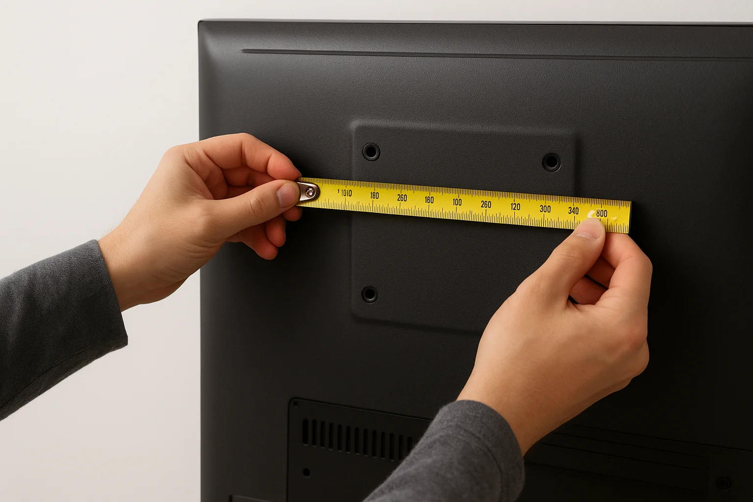 Measure the holes yourself