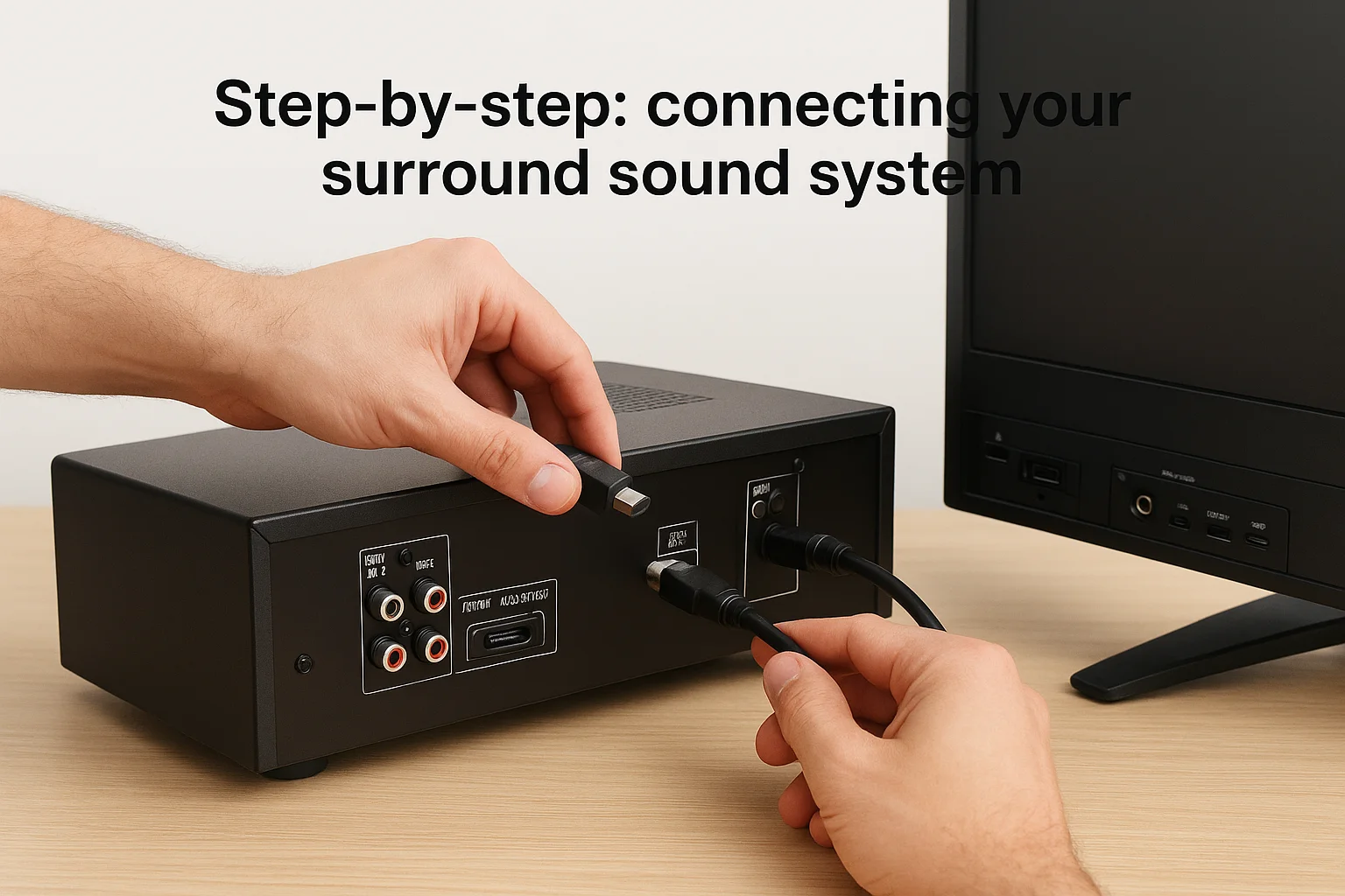 Step-by-step: connecting your surround sound system