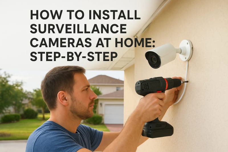How To Install Surveillance Cameras At Home: Step-By-Step