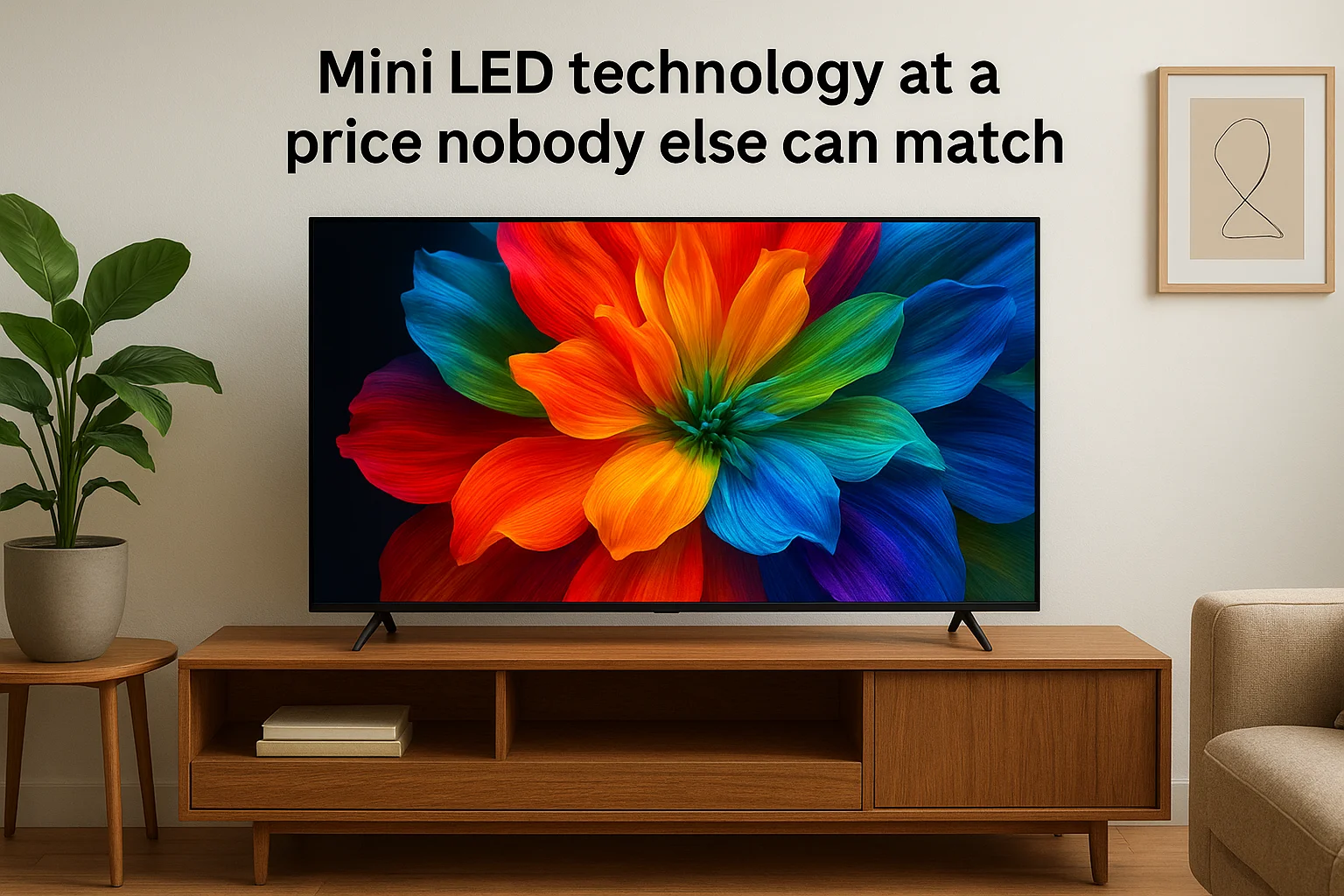 Mini LED technology at a price nobody else can match