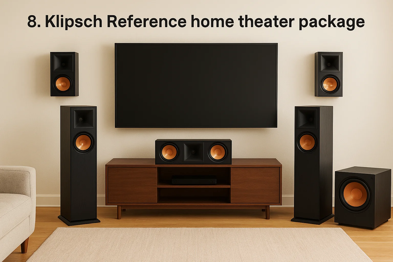8. Klipsch Reference home theater package