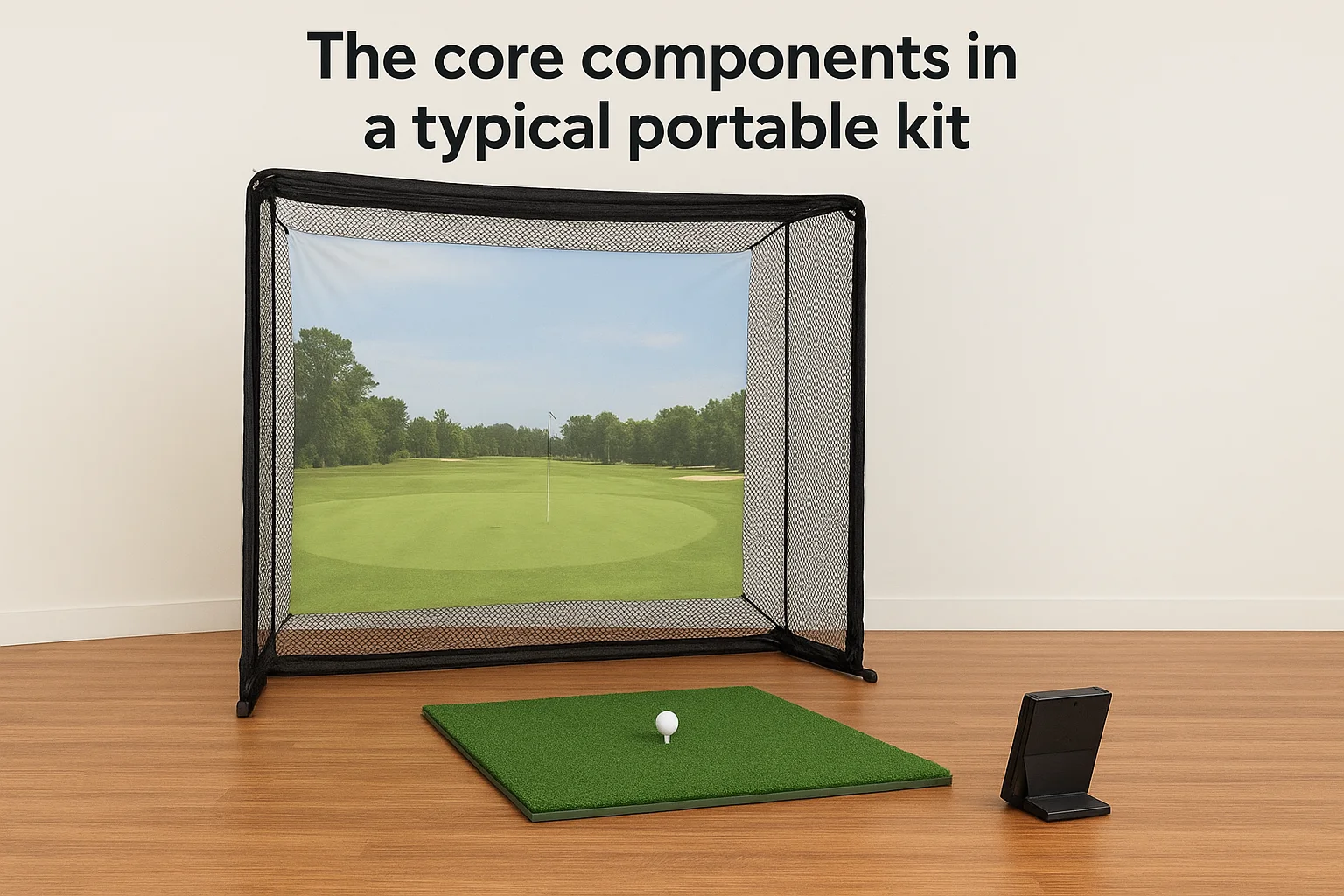 The core components in a typical portable kit