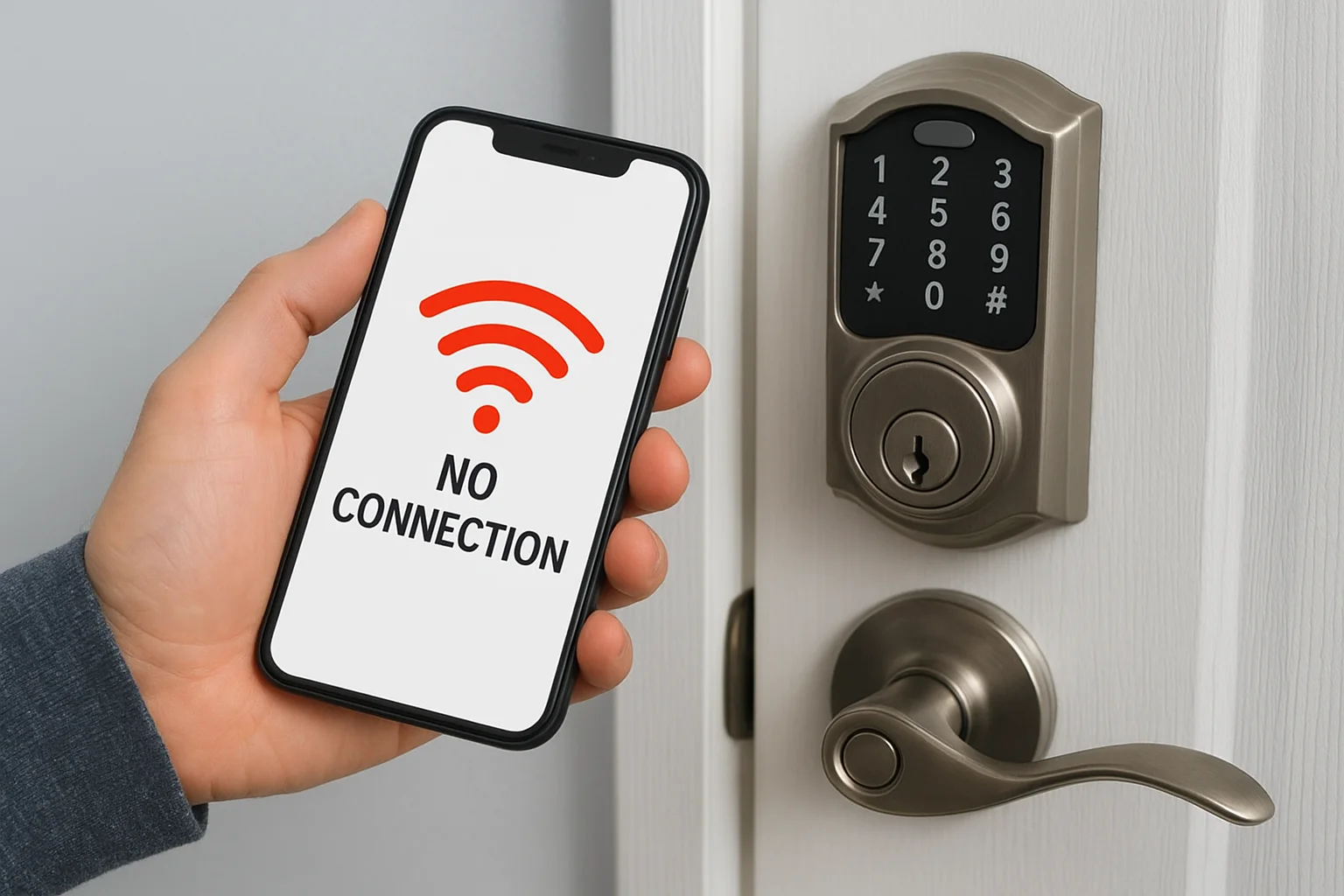 Lock won't connect to the app