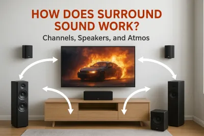 How Does Surround Sound Work? Channels, Speakers, and Atmos