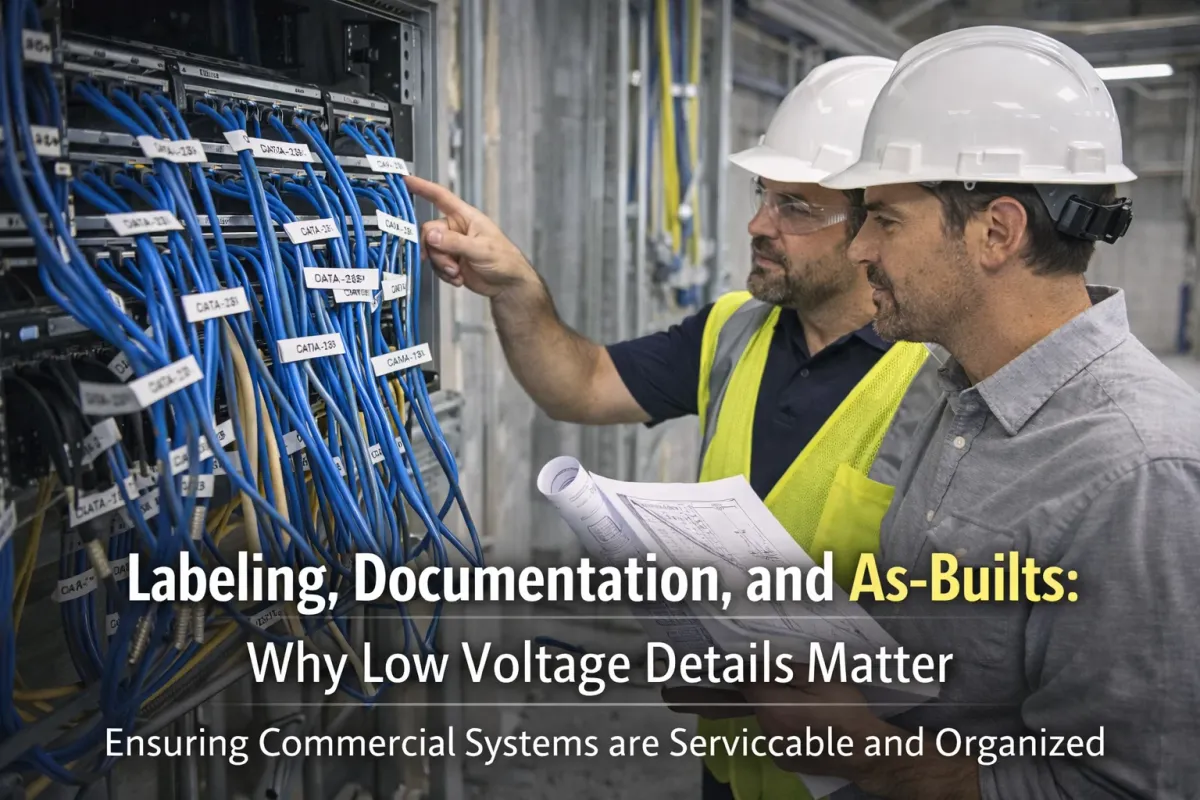 Labeling, Documentation, and As-Builts: Why Low Voltage Details Matter