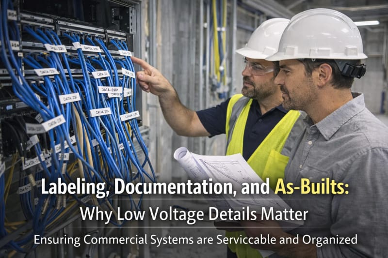 Labeling, Documentation, and As-Builts: Why Low Voltage Details Matter