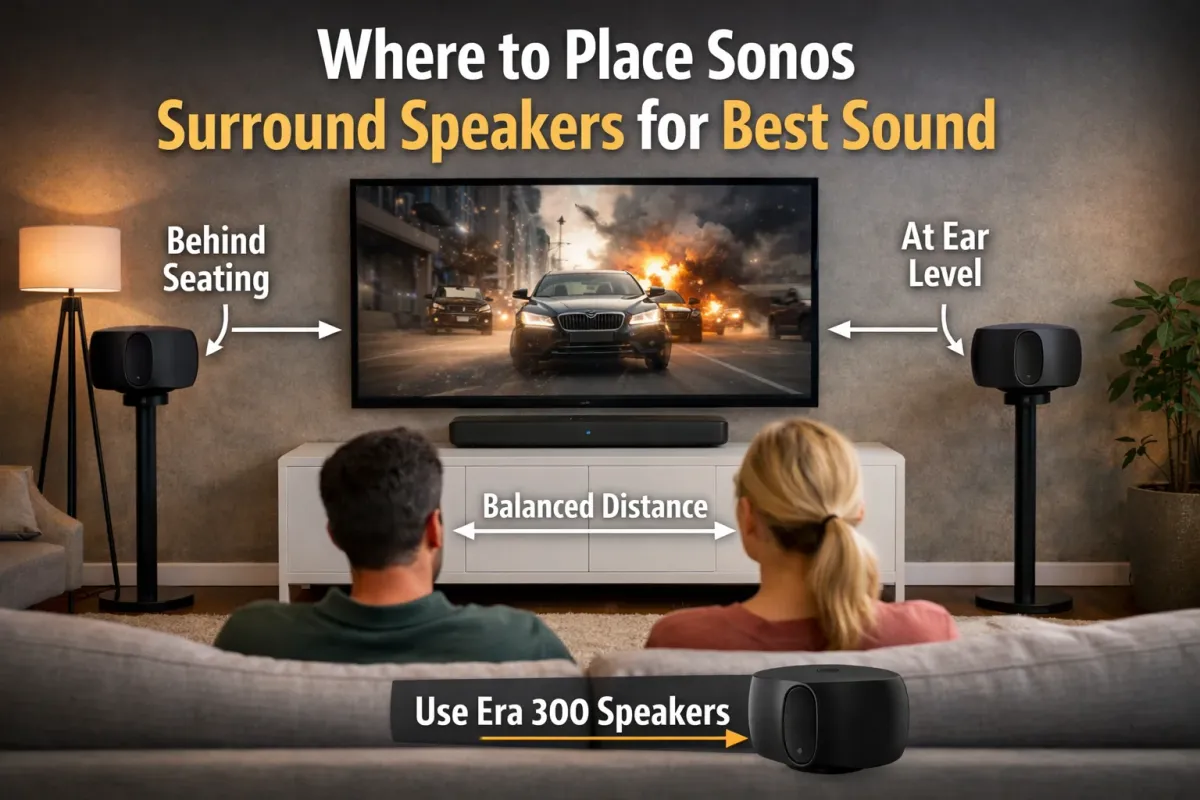 Where to Place Sonos Surround Speakers for Best Sound