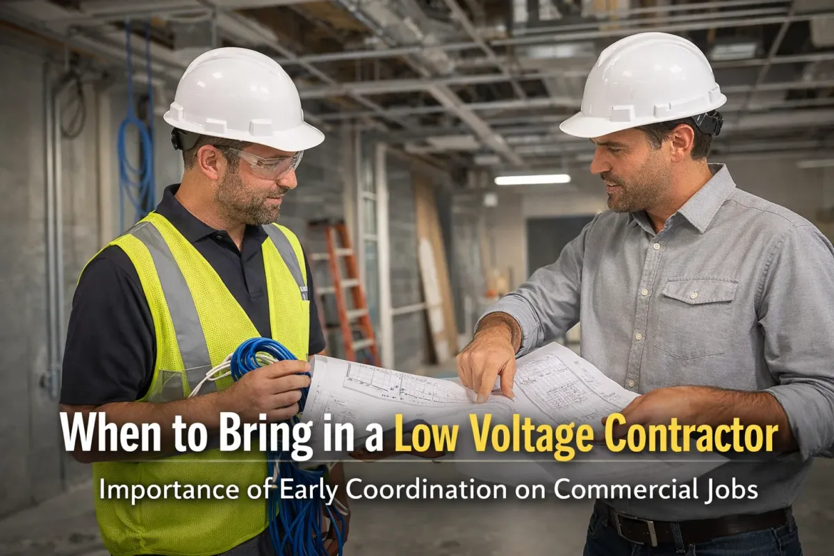 When to Bring in a Low Voltage Contractor on Commercial Projects