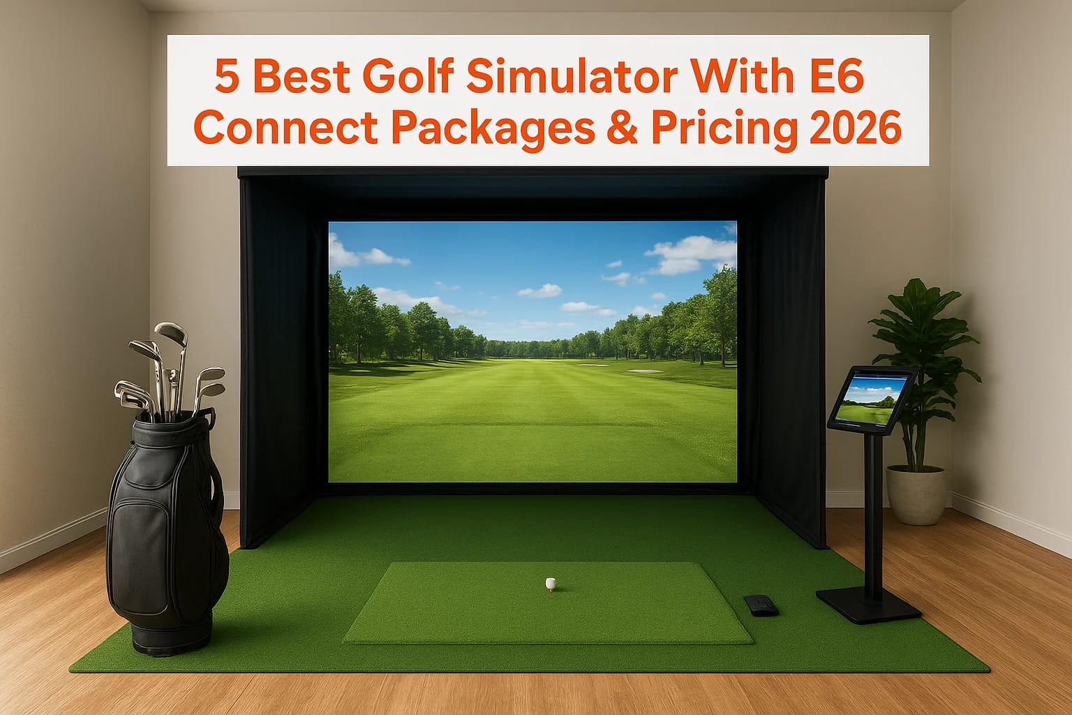 5 Best Golf Simulator With E6 Connect Packages & Pricing 2026