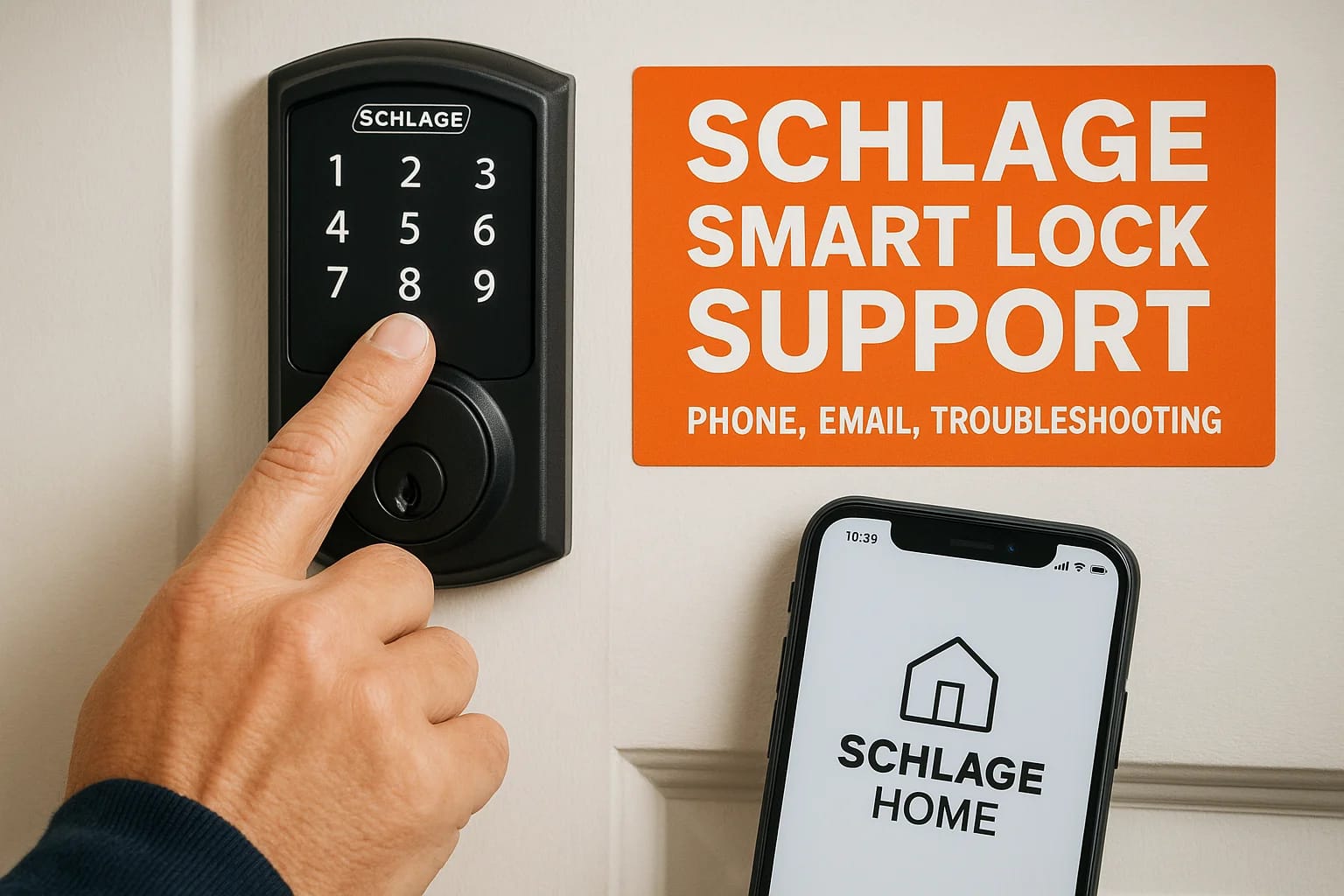 Schlage Smart Lock Support: Phone, Email, Troubleshooting