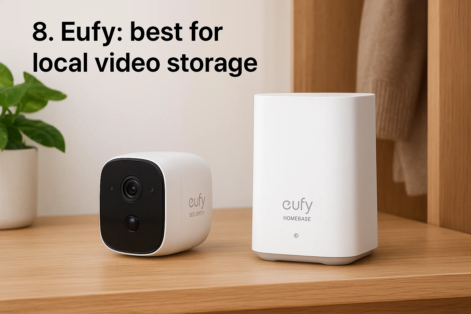 8. Eufy: best for local video storage