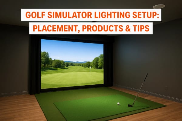 Golf Simulator Lighting Setup: Placement, Products & Tips