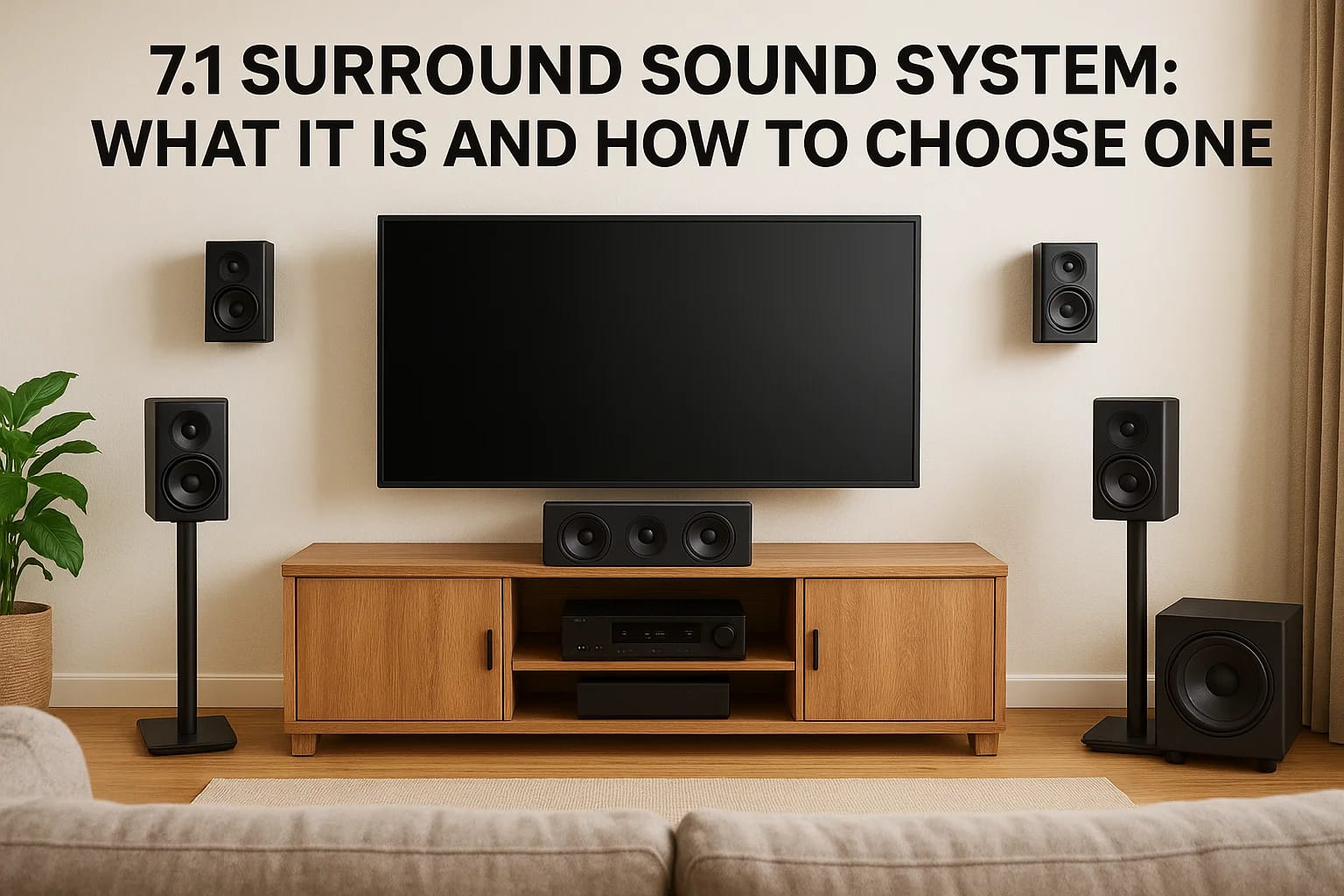 7.1 Surround Sound System: What It Is and How to Choose One