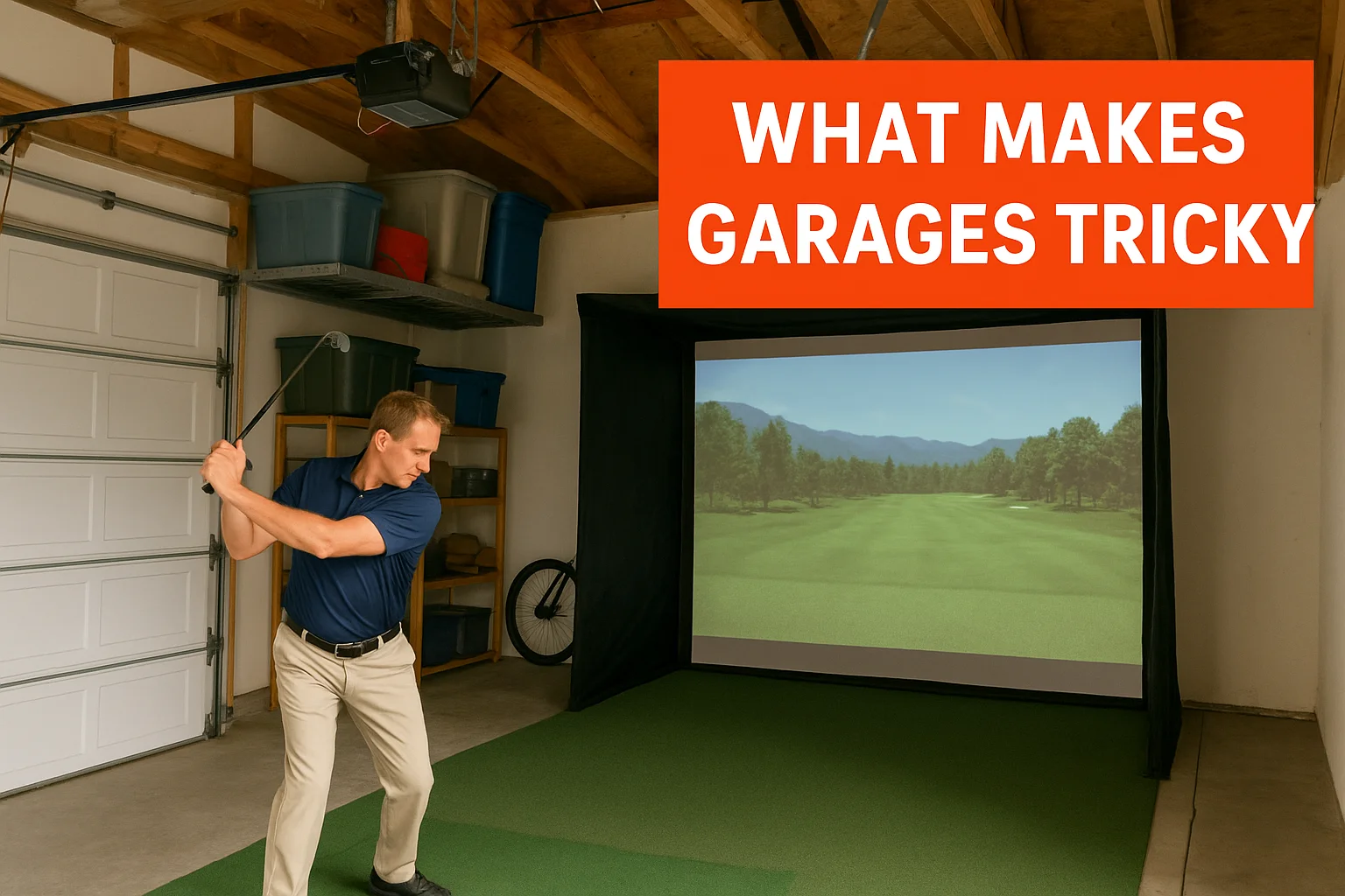What makes garages tricky